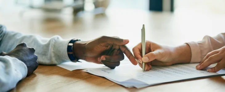 Employer working on a contract with an employee